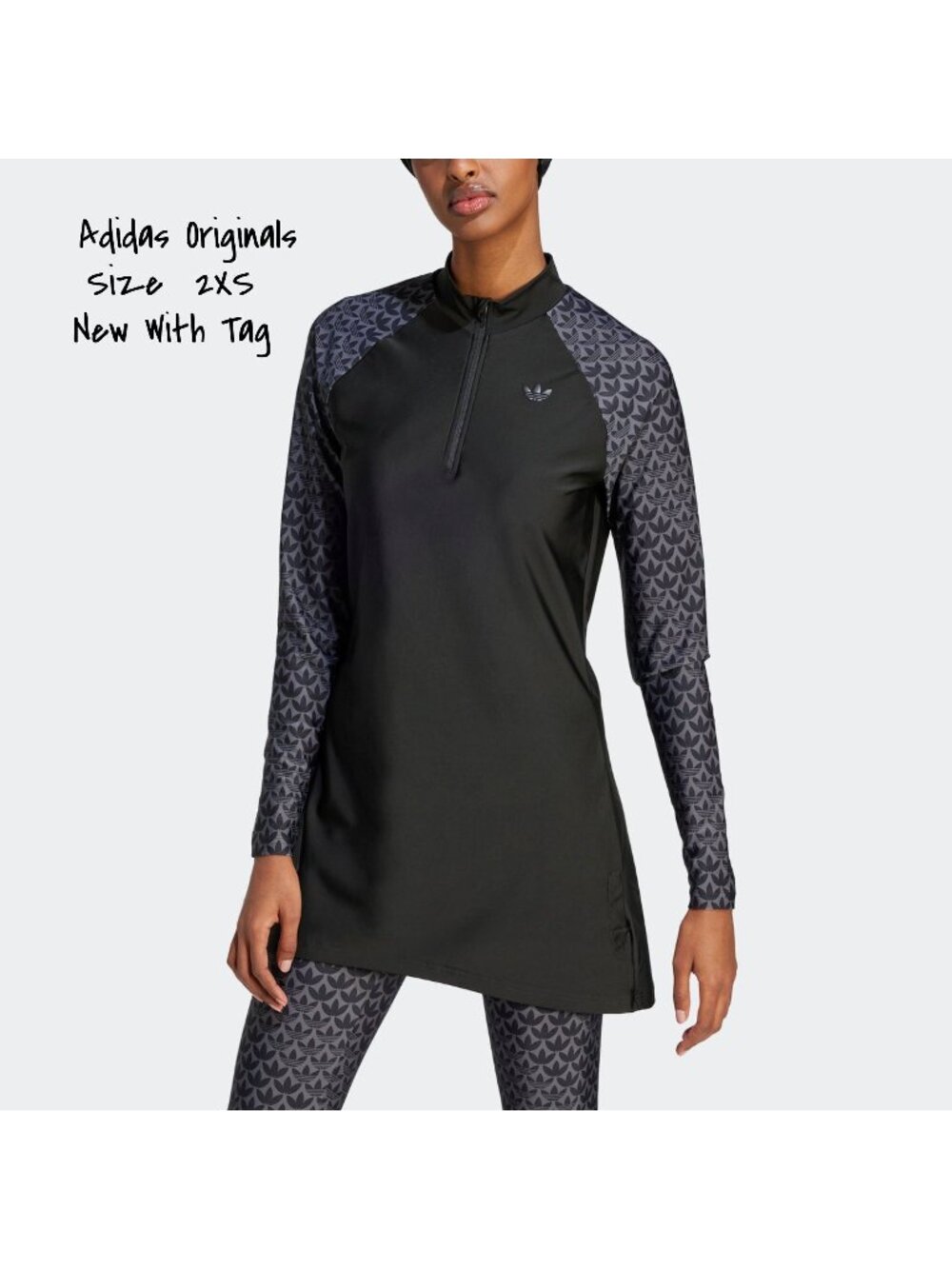 Adidas Golf Full-Coverage Top Monogram Women's Size 2XS New With Tag